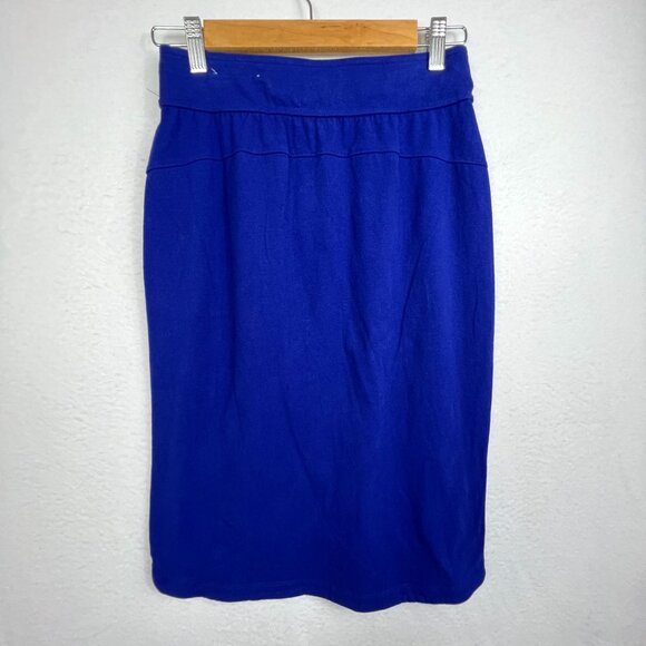 Tek Gear DryTek Womens Blue Elastic Waist Drawstring Long Skirt Size XS Stretch - Picture 2 of 9